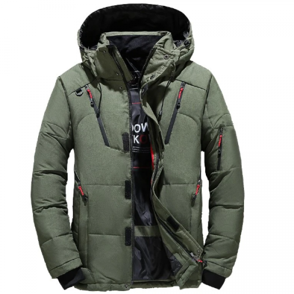 Winter Outdoor Down Jackets for Men Windbreaker Ski Coats