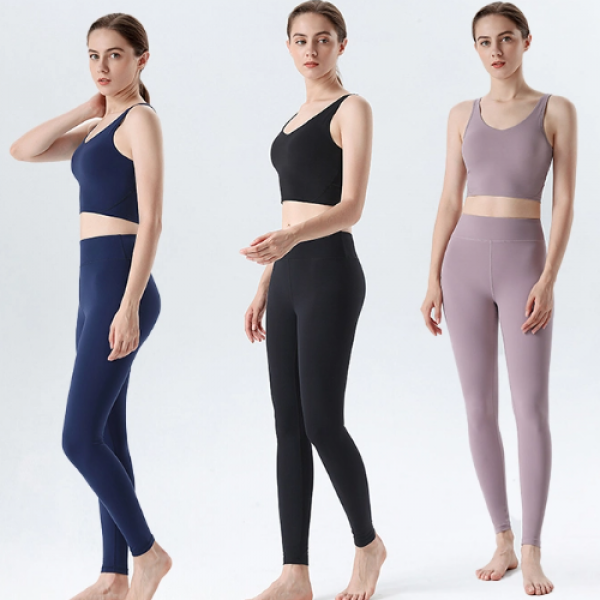 Women Fitness Seamless High Quality Two Piece Yoga Set