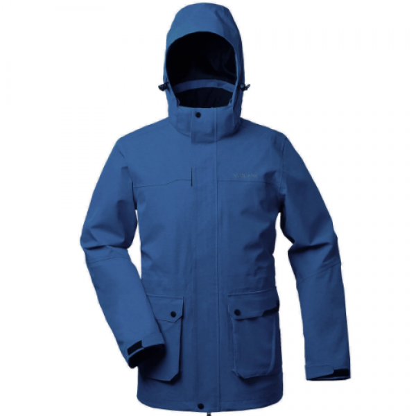 Men Waterproof Winter Coat Outdoor Jacket with Detached Hood